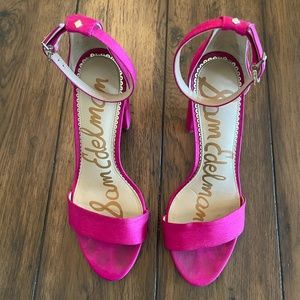 Sam Edelman Yaro block heel ankle strap size 9